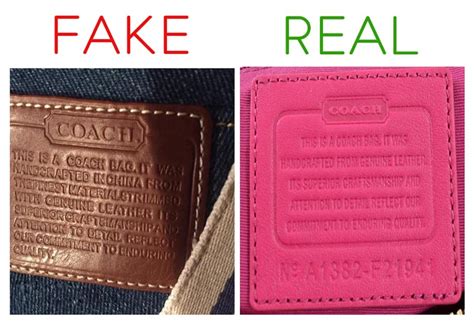 coach bag real vs fake|check serial number coach bag.